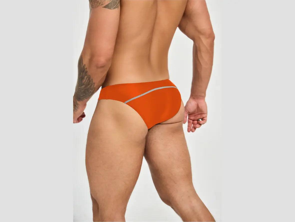 Gay Swim Briefs | AMORESY Swimwear Color Matching Swim Briefs