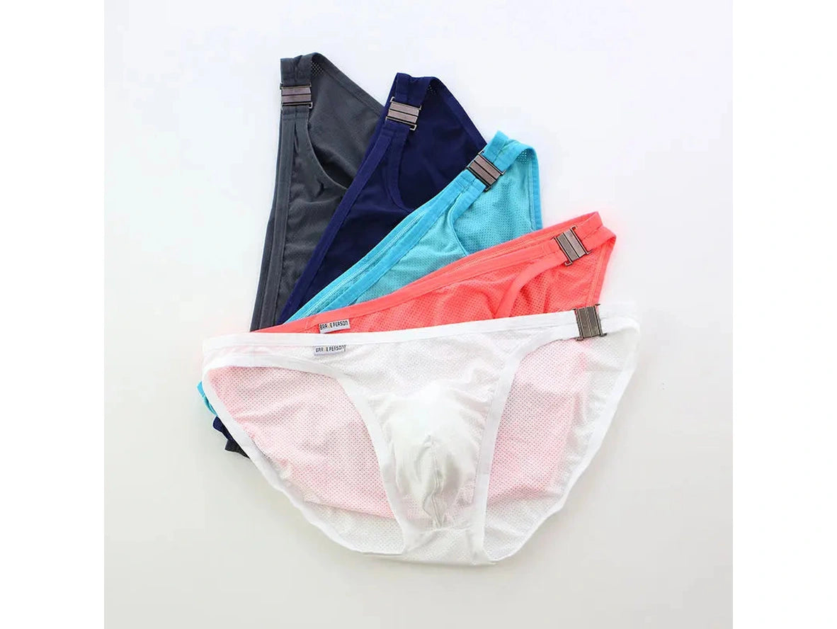 Gay Swim Briefs | BRAVE PERSON Sexy Clip-On Bikini Briefs