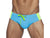 Gay Swim Briefs | Big Pouch Side Stripe Sport Swim Briefs