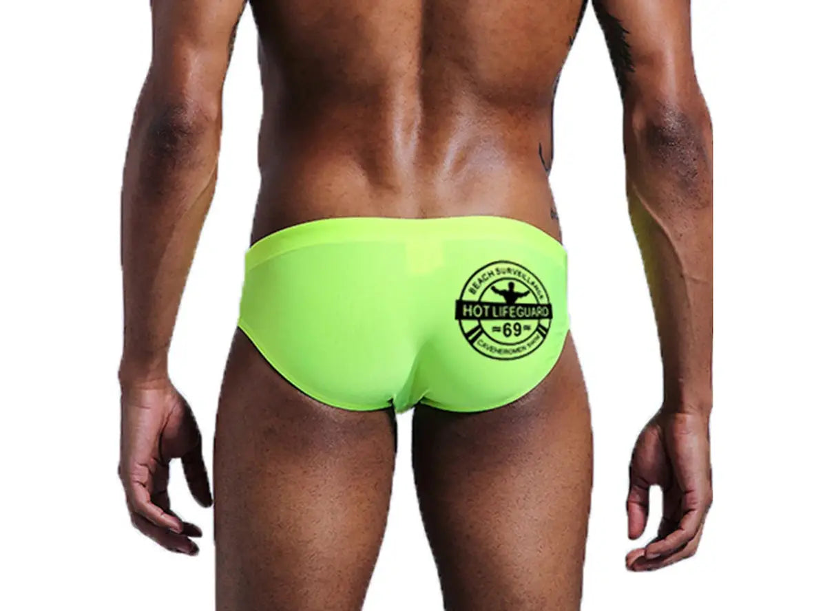 Gay Swim Briefs | CAVE HERO Lifeguard Pushup Pad Swim Briefs