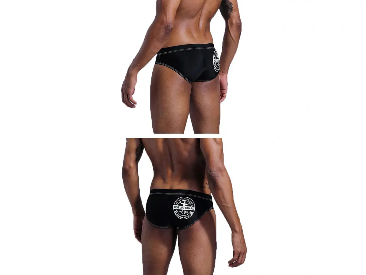 Gay Swim Briefs | CAVE HERO Lifeguard Pushup Pad Swim Briefs