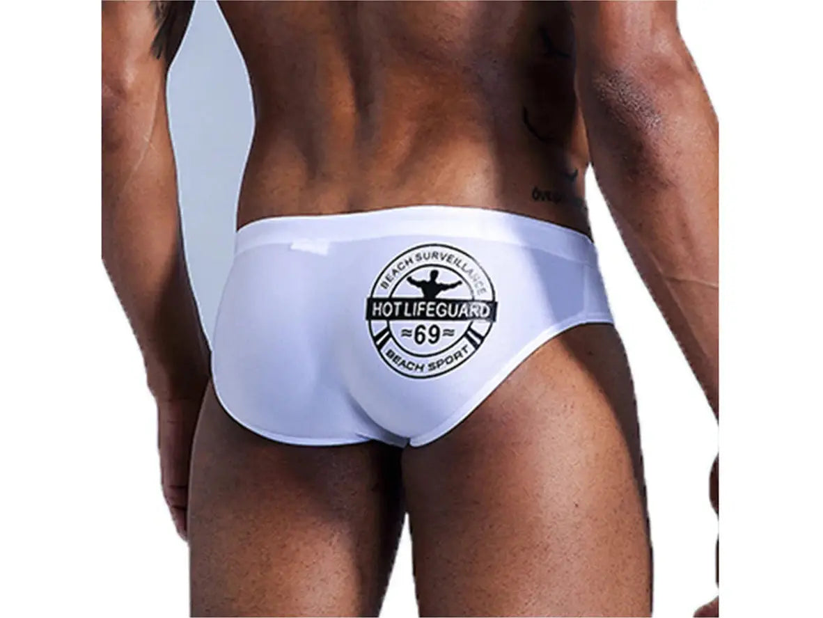 Gay Swim Briefs | CAVE HERO Lifeguard Pushup Pad Swim Briefs