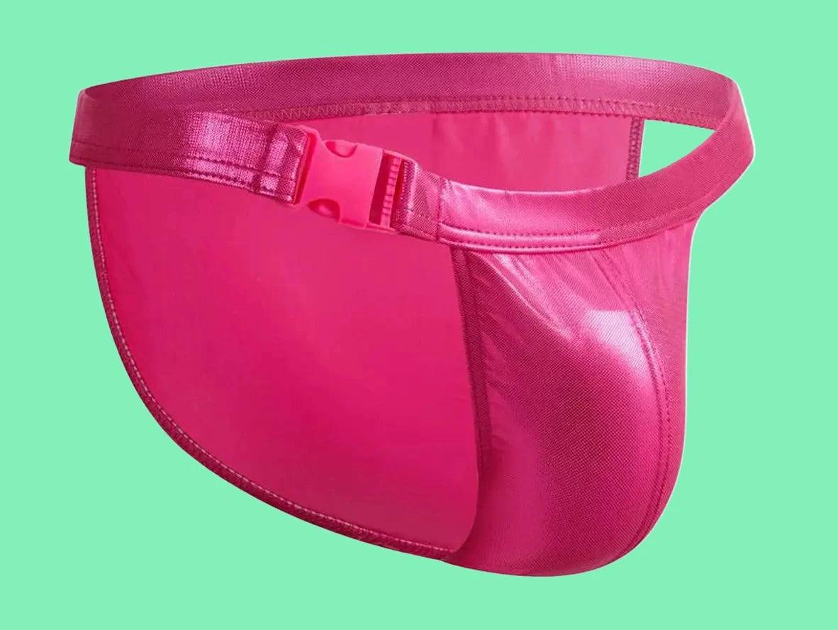 Gay Swim Briefs | CLEVER-MENMODE Metallic Laser Night Show Swim Briefs