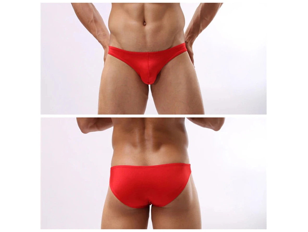 Gay Swim Briefs | CLEVER-MENMODE Pure Color Swim Briefs