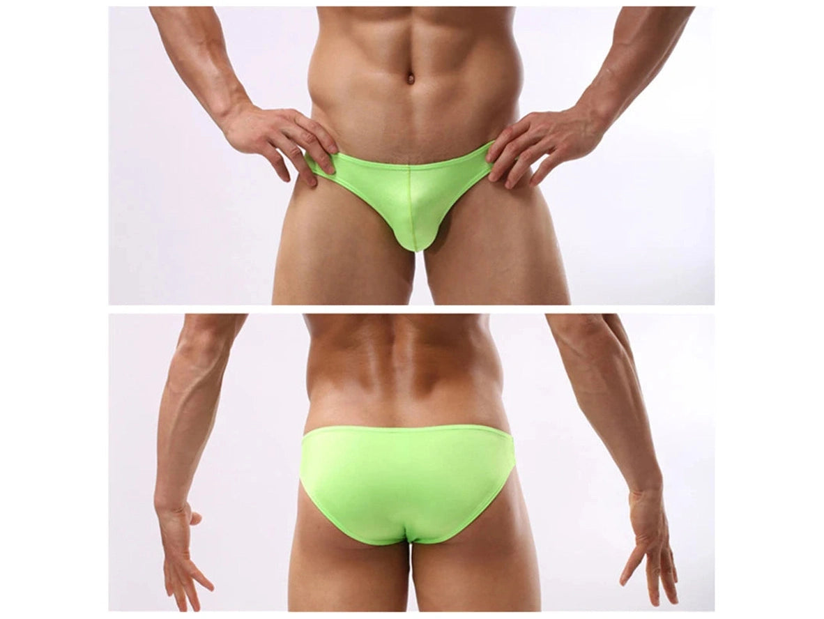 Gay Swim Briefs | CLEVER-MENMODE Pure Color Swim Briefs