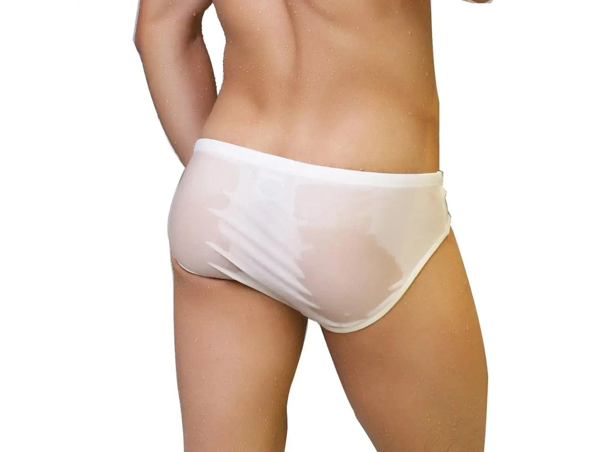 Gay Swim Briefs | CLEVER-MENMODE Transparent Swim Briefs