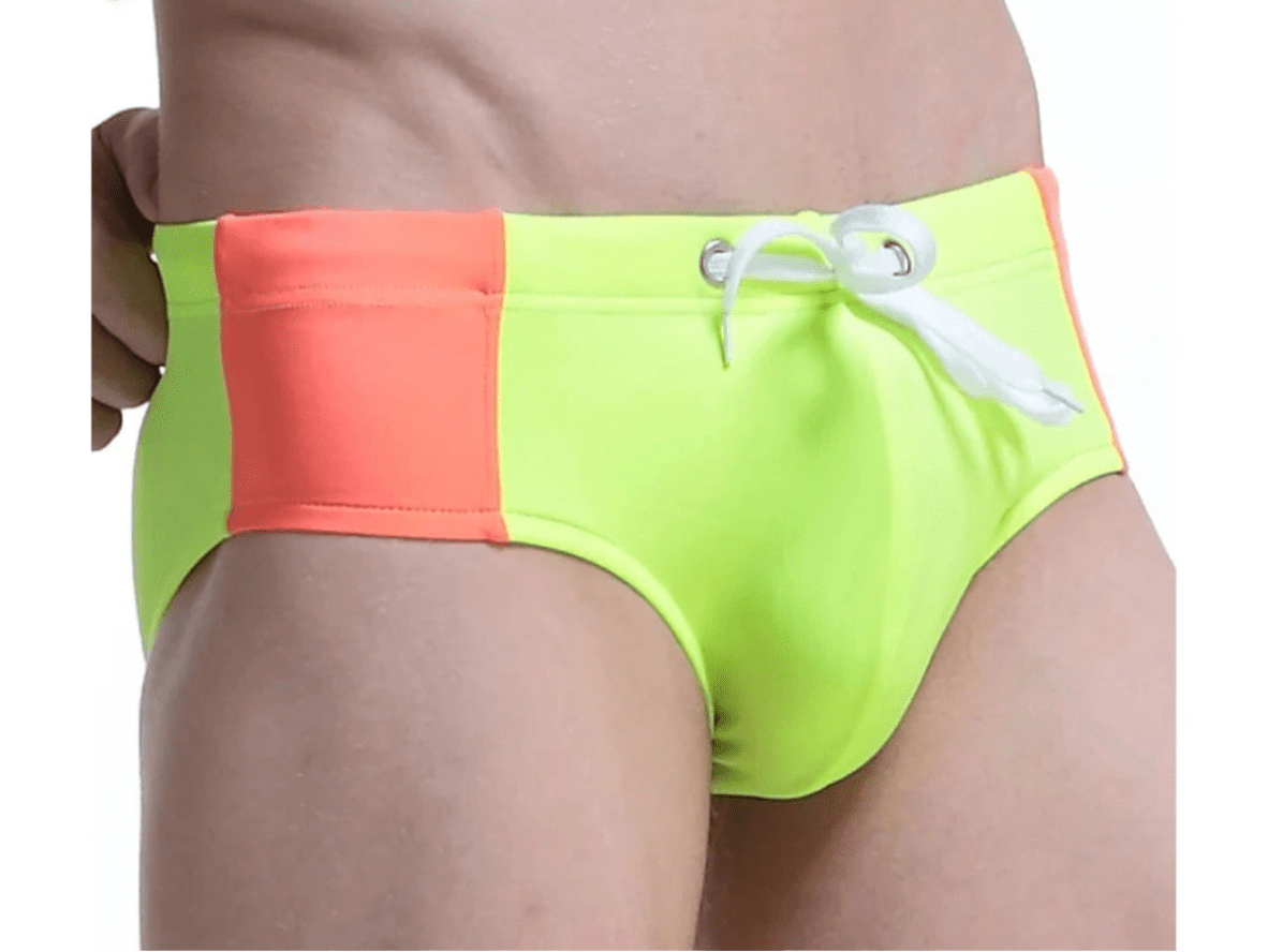 Gay Swim Briefs | Color-Matching Beach Swim Briefs