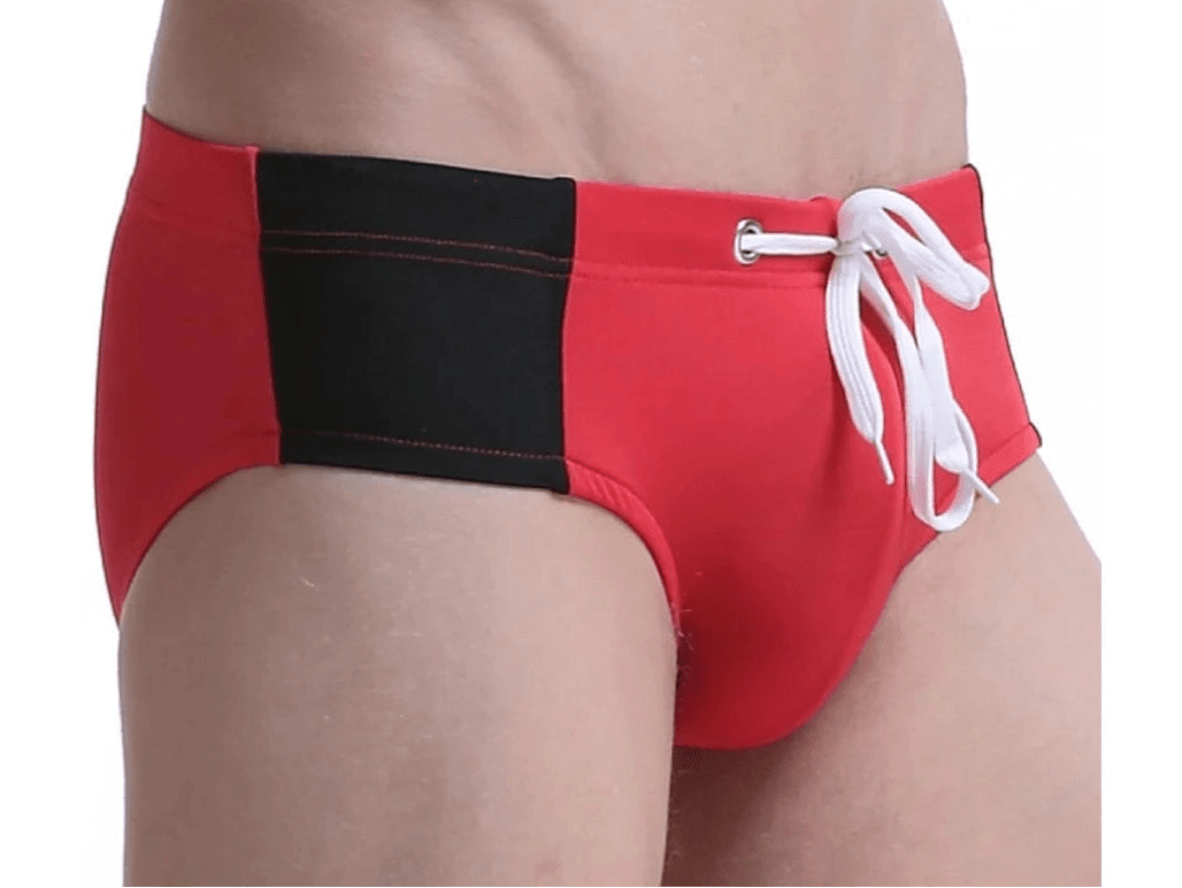 Gay Swim Briefs | Color-Matching Beach Swim Briefs