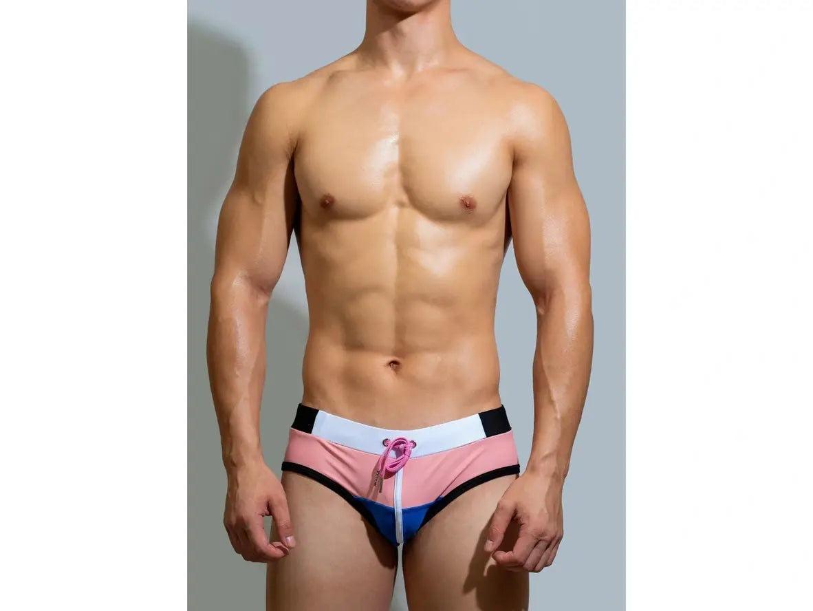 Gay Swim Briefs | D.M Colorful Swim Briefs