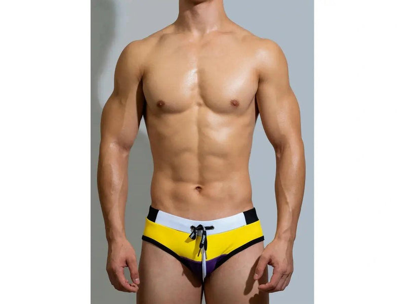 Gay Swim Briefs | D.M Colorful Swim Briefs