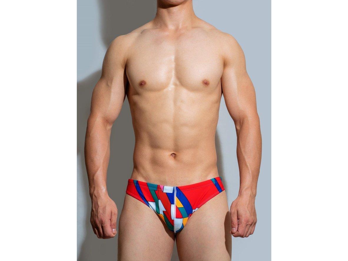Gay Swim Briefs | D.M Swimwear Low-Rise Hot Swim Briefs