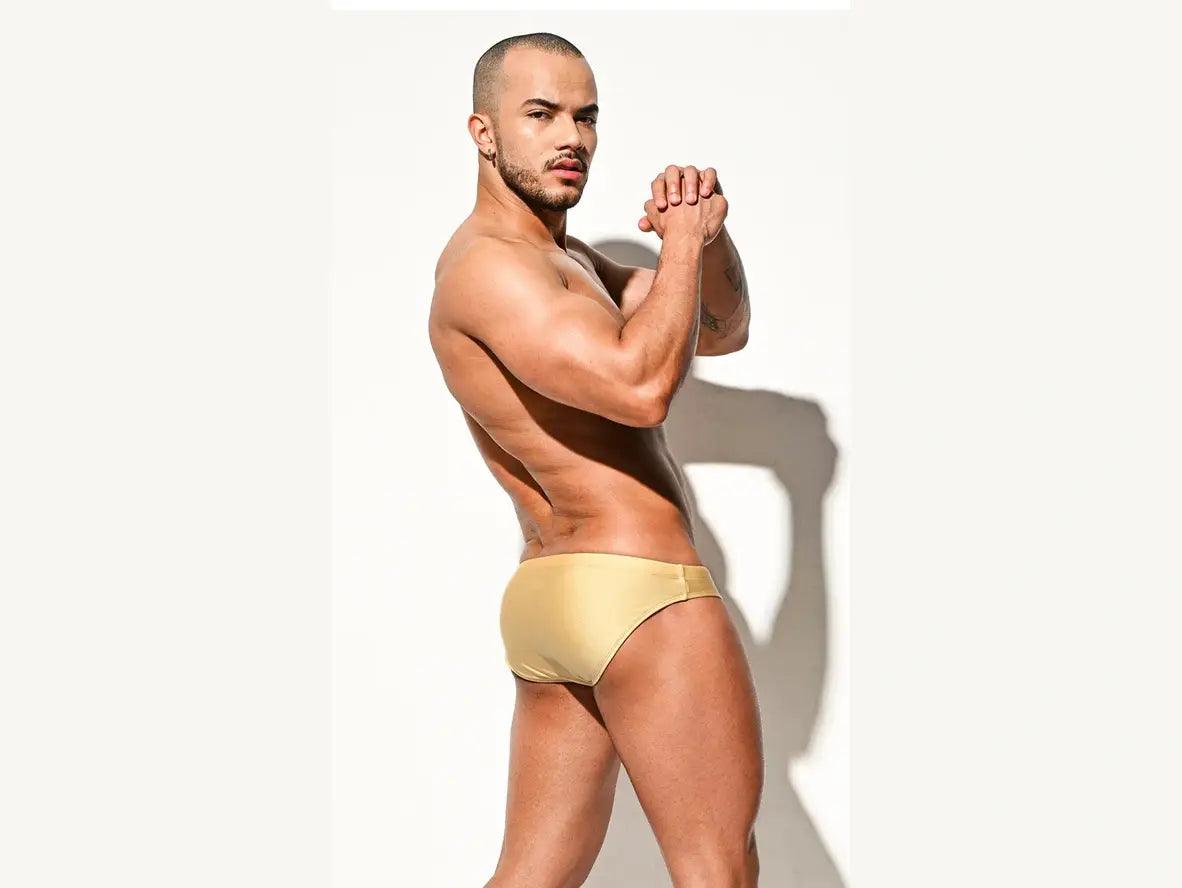 Gay Swim Briefs | DESMIIT Solid Sexy Swim Briefs