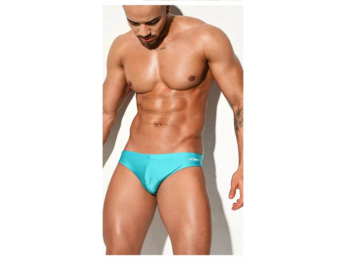 Gay Swim Briefs | DESMIIT Solid Sexy Swim Briefs