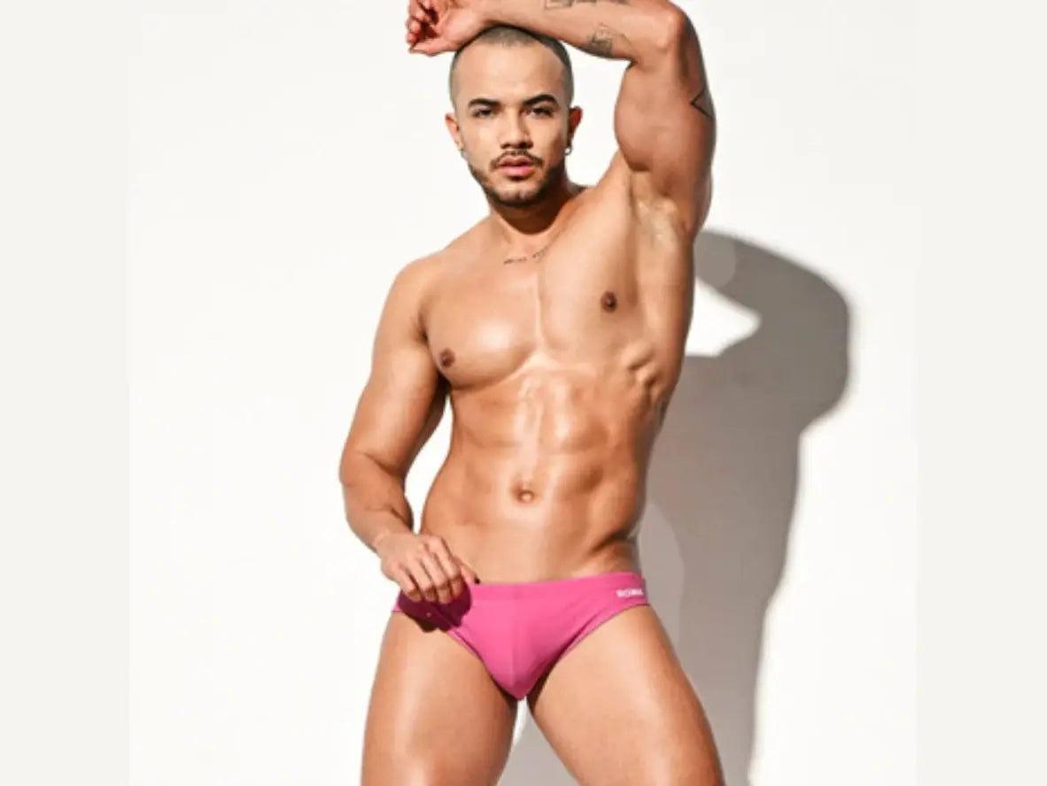 Gay Swim Briefs | DESMIIT Solid Sexy Swim Briefs