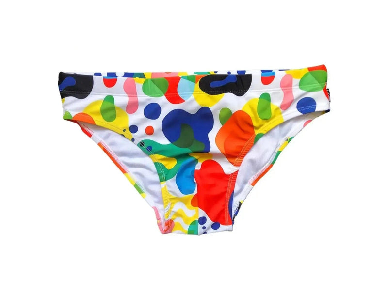 Gay Swim Briefs | OIMOTI Colorful Swim Briefs