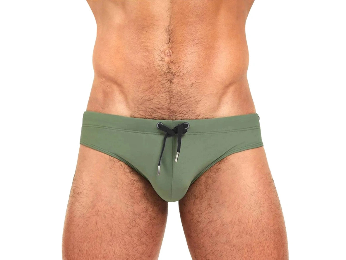 Gay Swim Briefs | Pure Color Swim Briefs