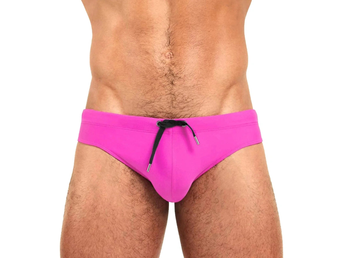 Gay Swim Briefs | Pure Color Swim Briefs