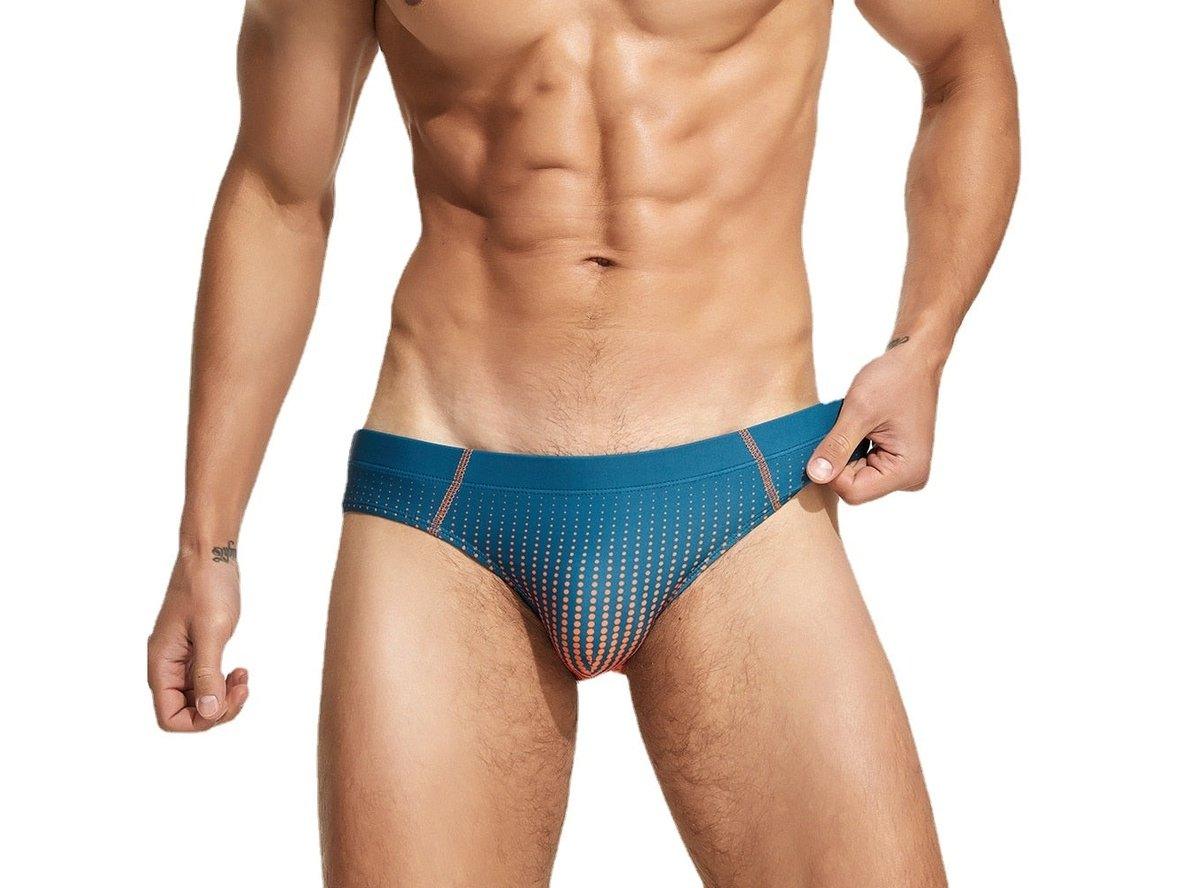 Gay Swim Briefs | SEOBEAN Gradient Dot Print Swim Briefs