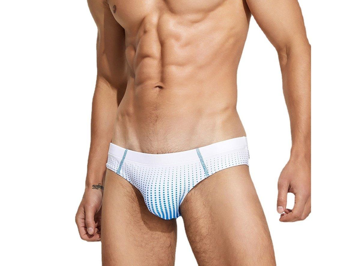 Gay Swim Briefs | SEOBEAN Gradient Dot Print Swim Briefs