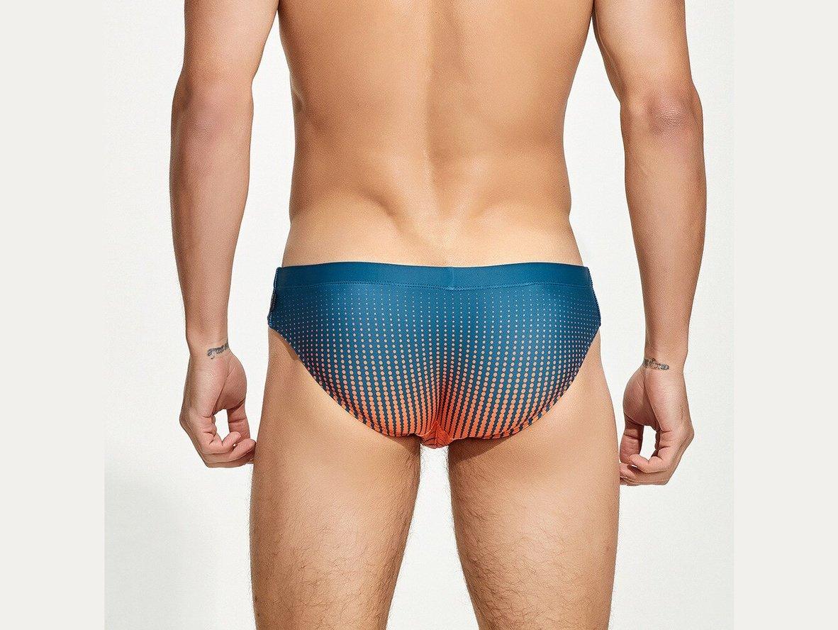 Gay Swim Briefs | SEOBEAN Gradient Dot Print Swim Briefs