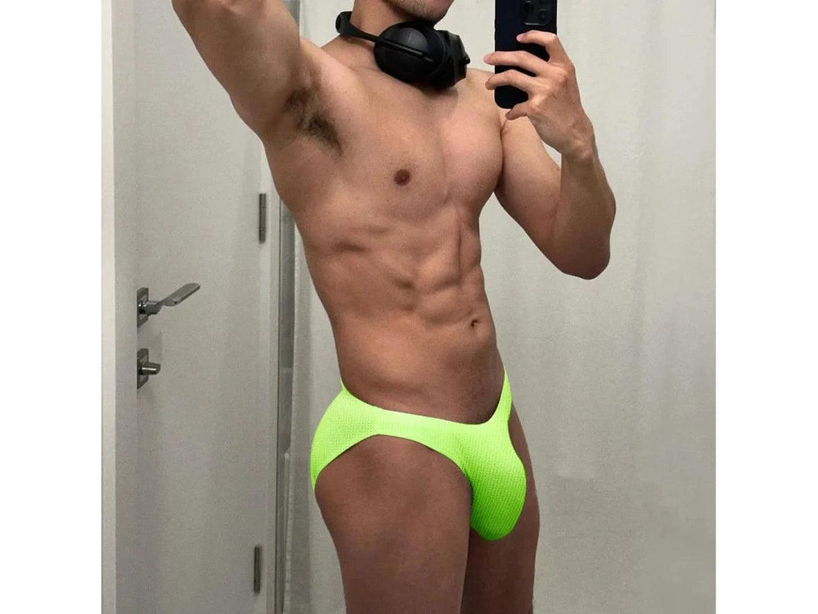 Gay Swim Briefs | Sexy Mesh Translucent Swim Briefs