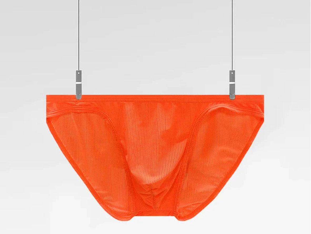 Gay Swim Briefs | Sexy Mesh Translucent Swim Briefs