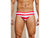 Gay Swim Briefs | Sexy Red Stripe Swim Briefs