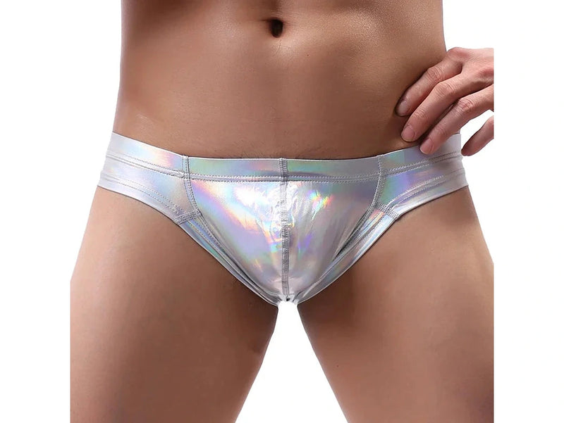 Gay Swim Briefs | Shiny Cheeky Swim Briefs