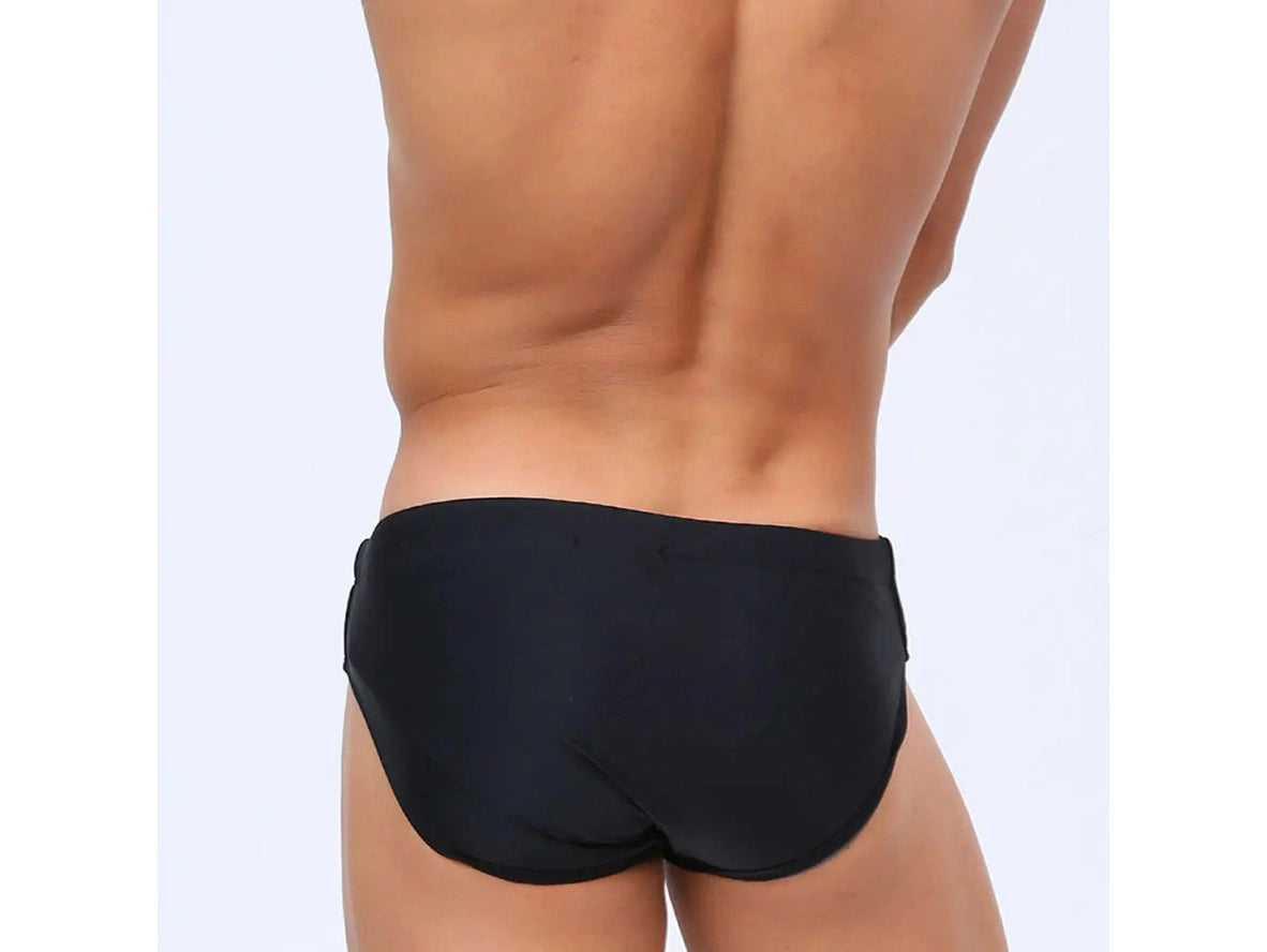 Gay Swim Briefs | UXH Easy Access Zipper Pushup Pad Swim Briefs