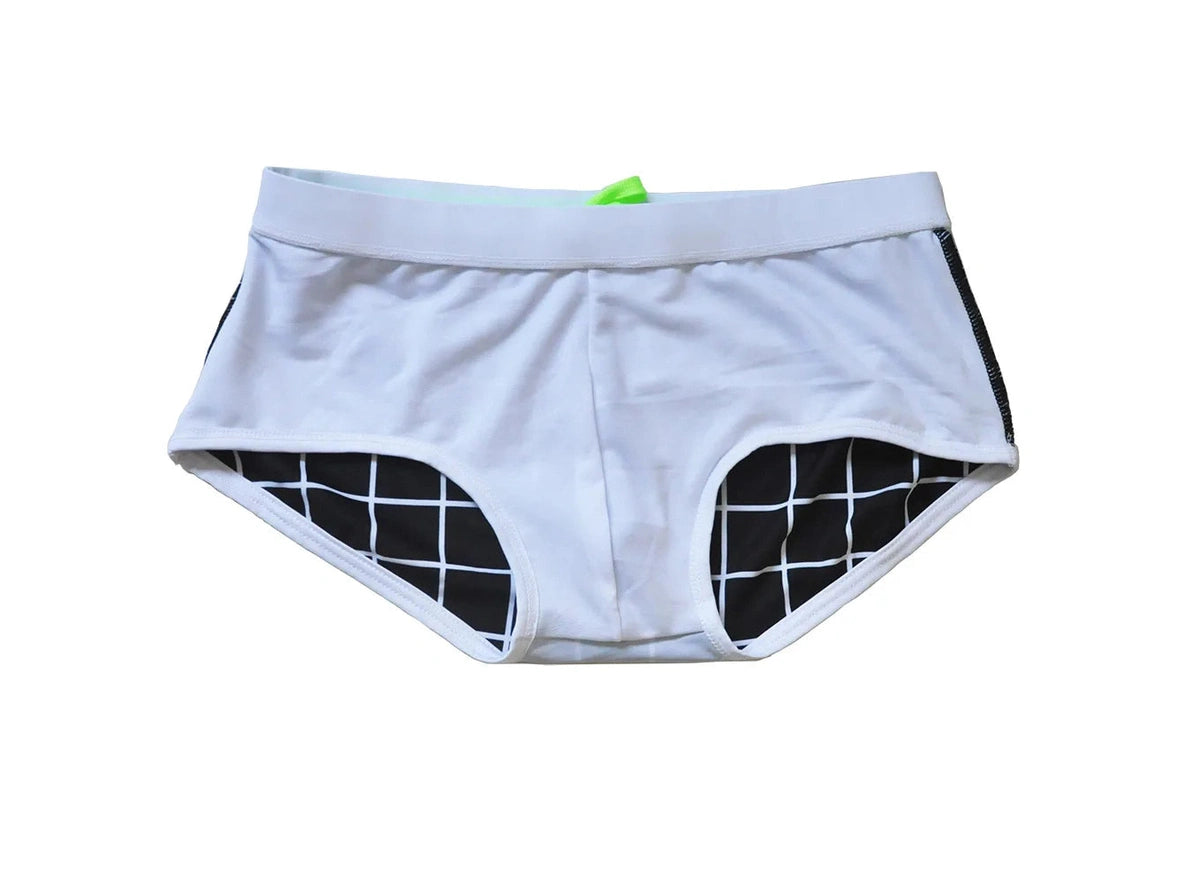 Gay Swim Briefs | UXH Grid Swim Briefs