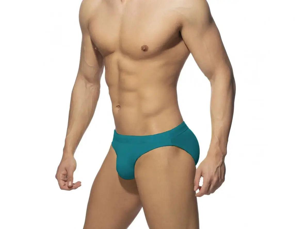 Gay Swim Briefs | UXH Pure Color Pushup Pad Swim Briefs