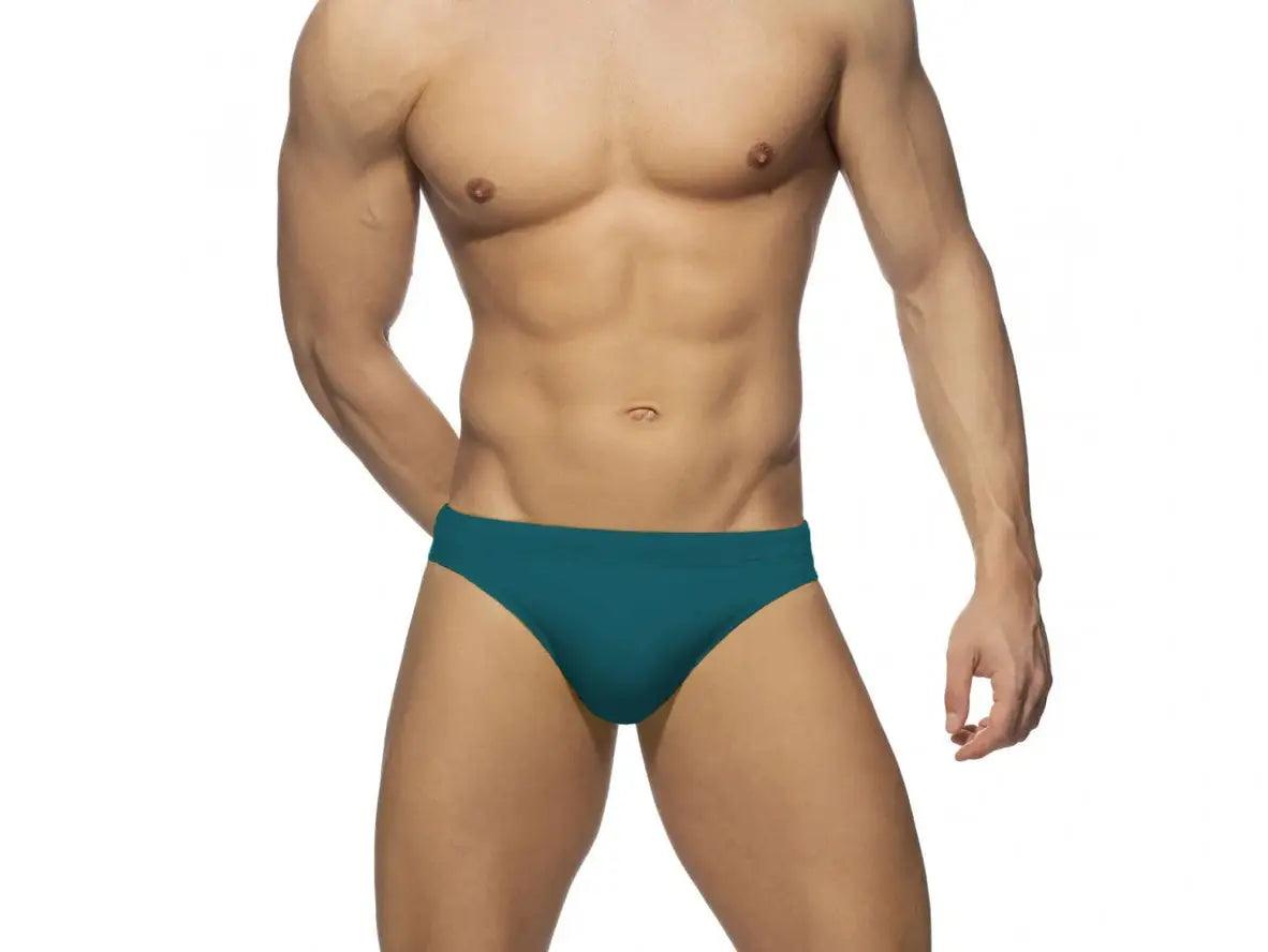 Gay Swim Briefs | UXH Pure Color Pushup Pad Swim Briefs