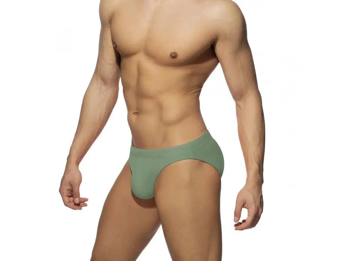 Gay Swim Briefs | UXH Pure Color Pushup Pad Swim Briefs