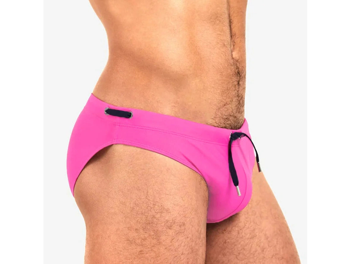 Gay Swim Briefs | UXH Pure Color Swim Briefs