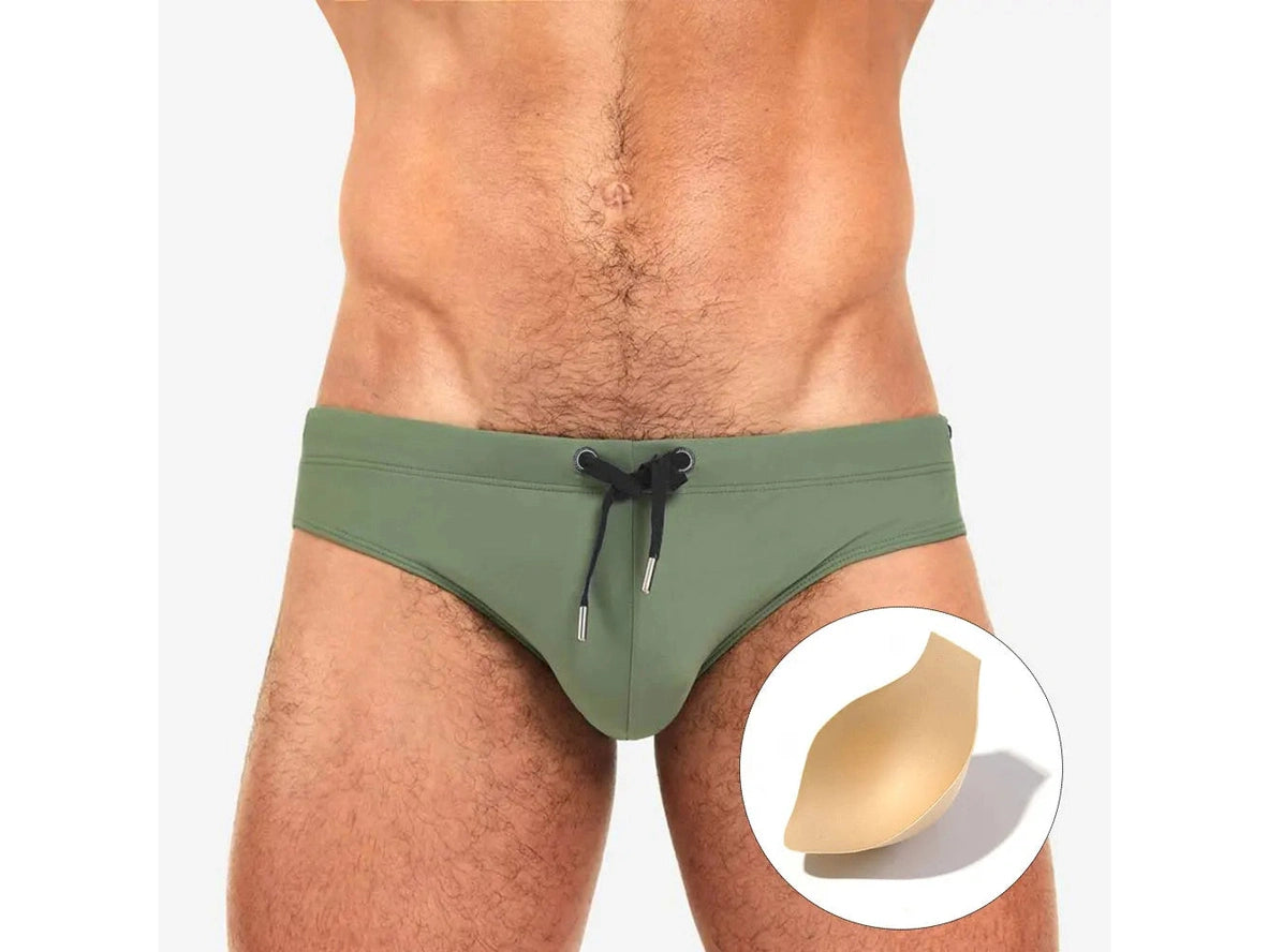 Gay Swim Briefs | UXH Pure Color Swim Briefs