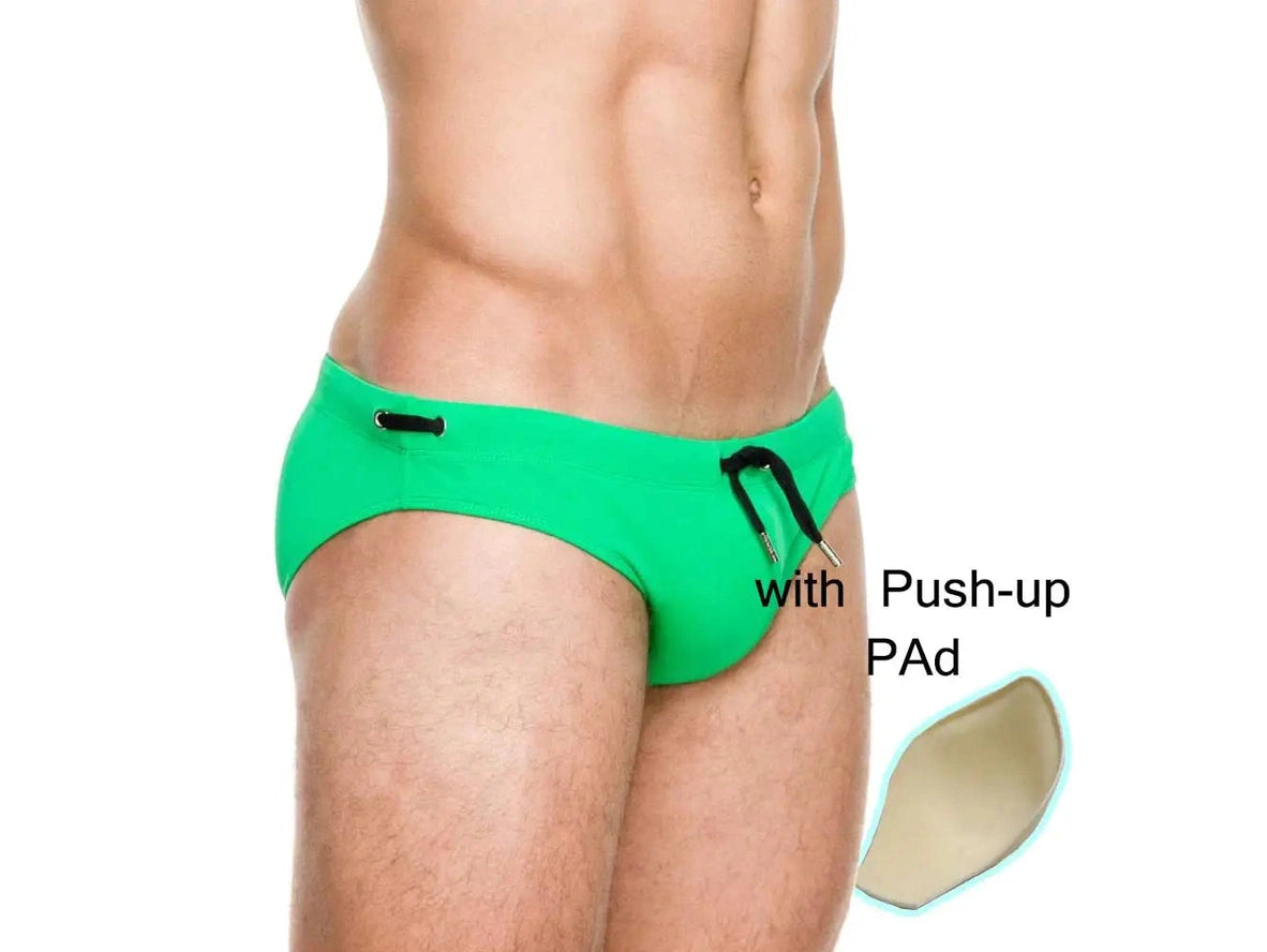 Gay Swim Briefs | UXH Pure Color Swim Briefs