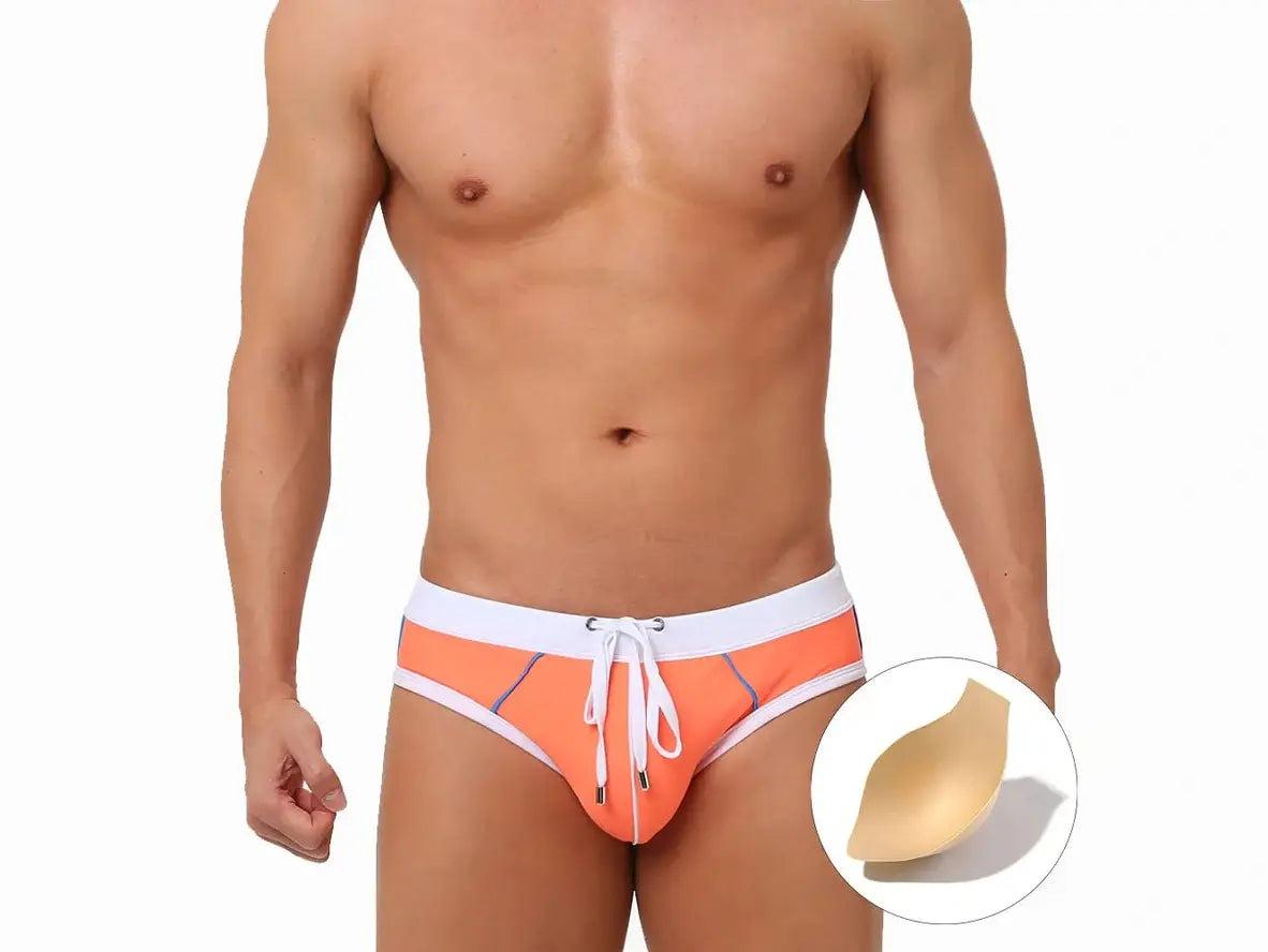 Gay Swim Briefs | UXH Pushup Splash Swim Briefs