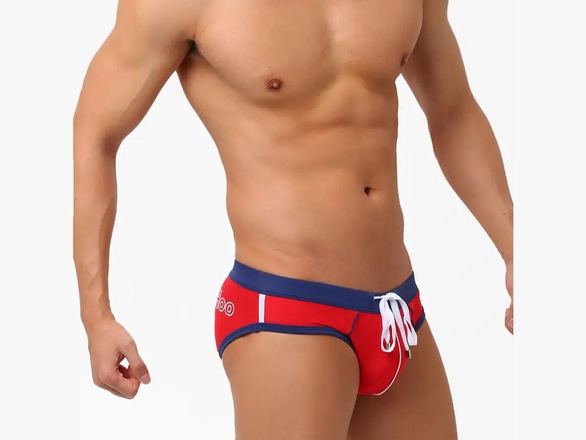 Gay Swim Briefs | UXH Pushup Splash Swim Briefs