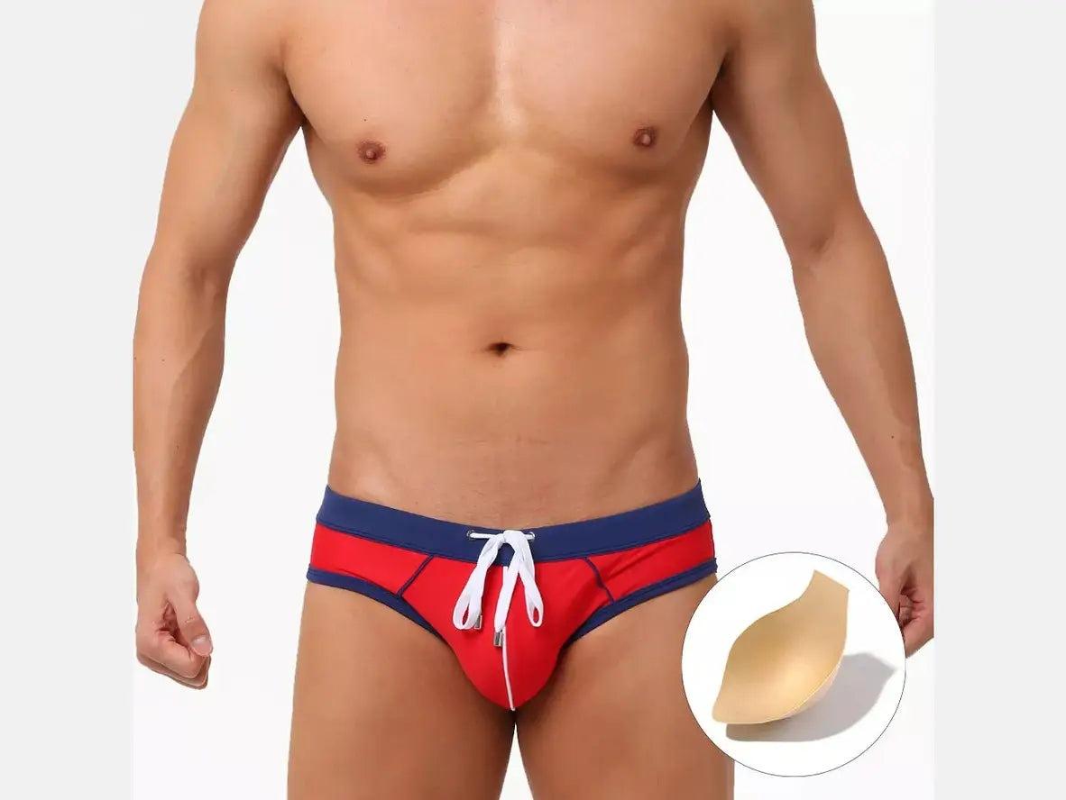 Gay Swim Briefs | UXH Pushup Splash Swim Briefs