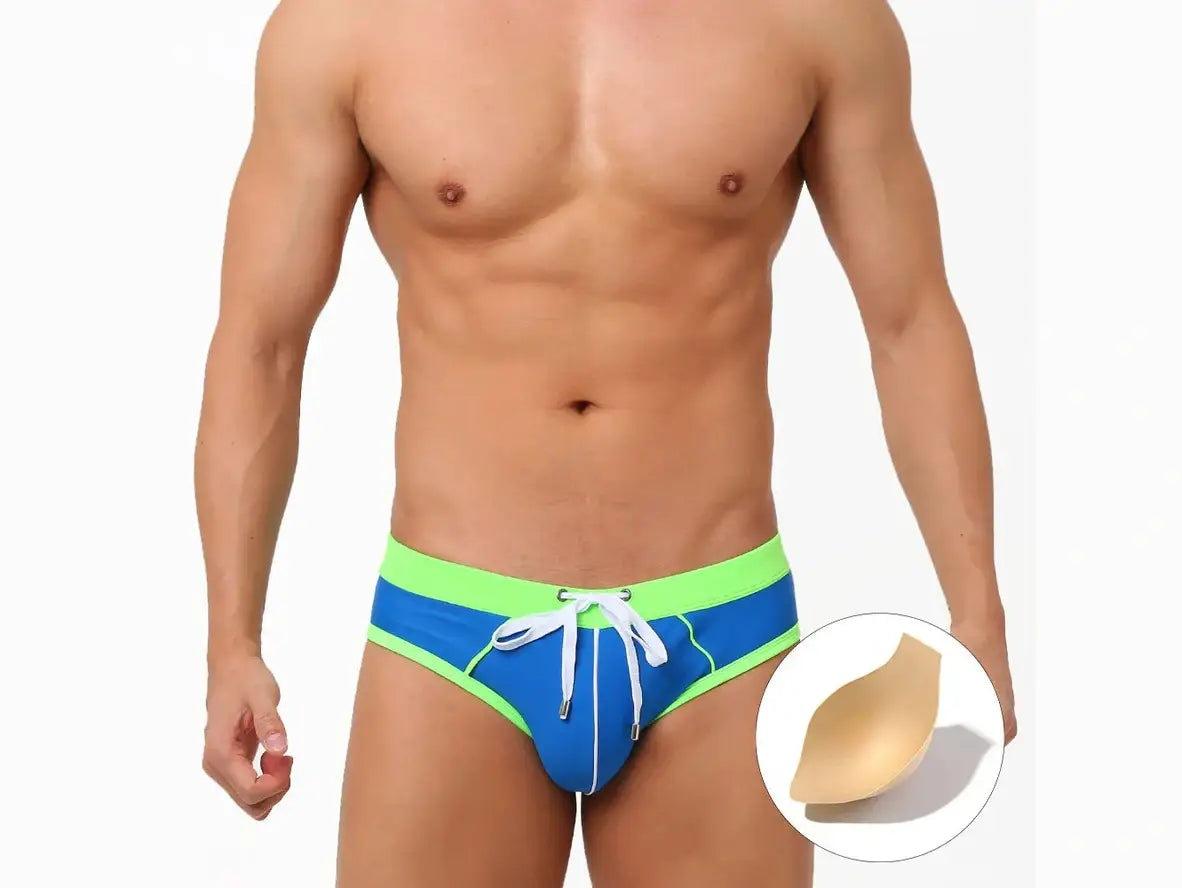 Gay Swim Briefs | UXH Pushup Splash Swim Briefs