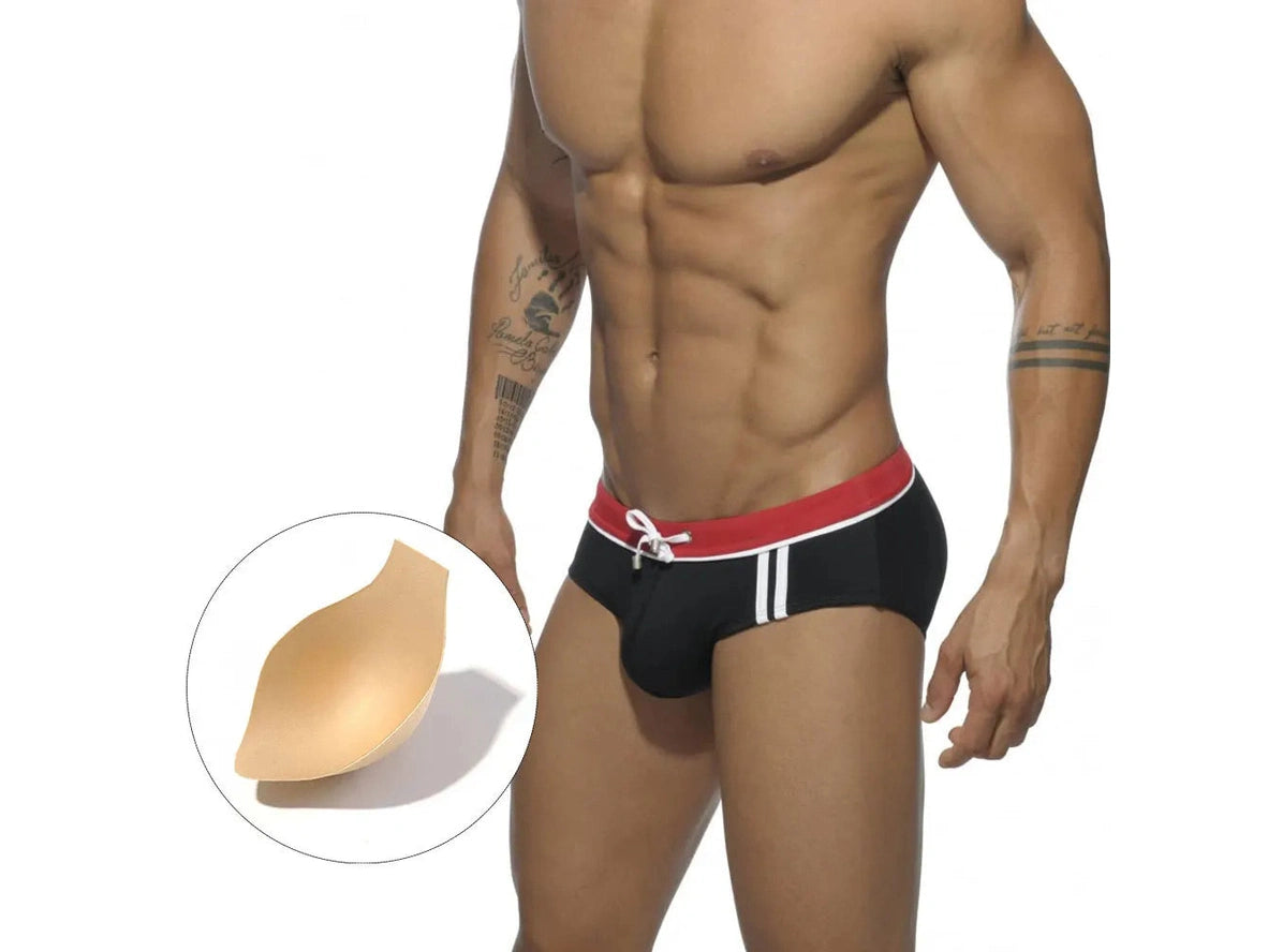 Gay Swim Briefs | UXH Sexy Push Up Pad Swim Briefs