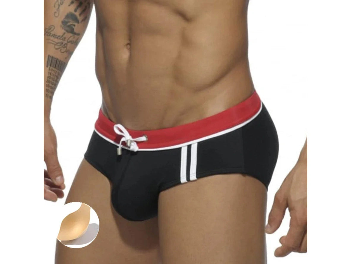 Gay Swim Briefs | UXH Sexy Push Up Pad Swim Briefs