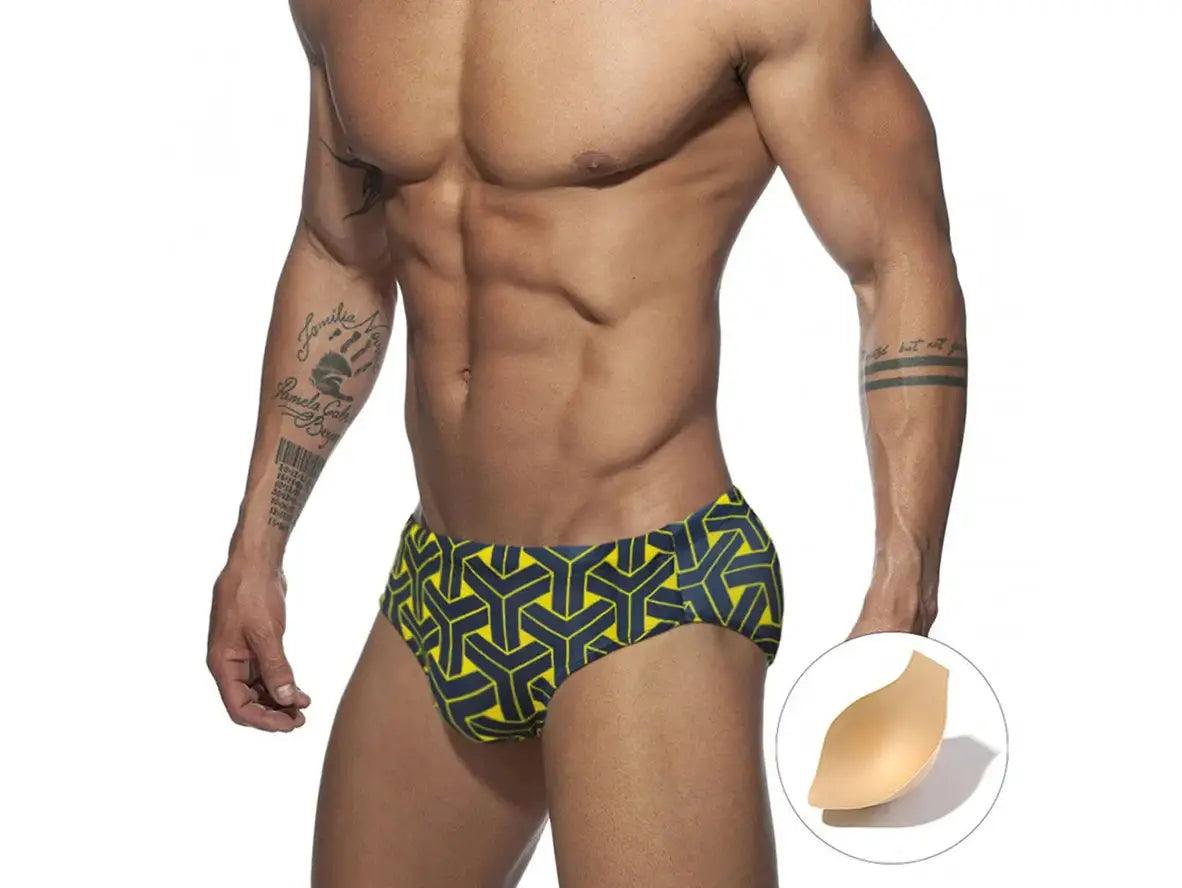 Gay Swim Briefs | UXH Sexy Pushup Pad Swim Briefs