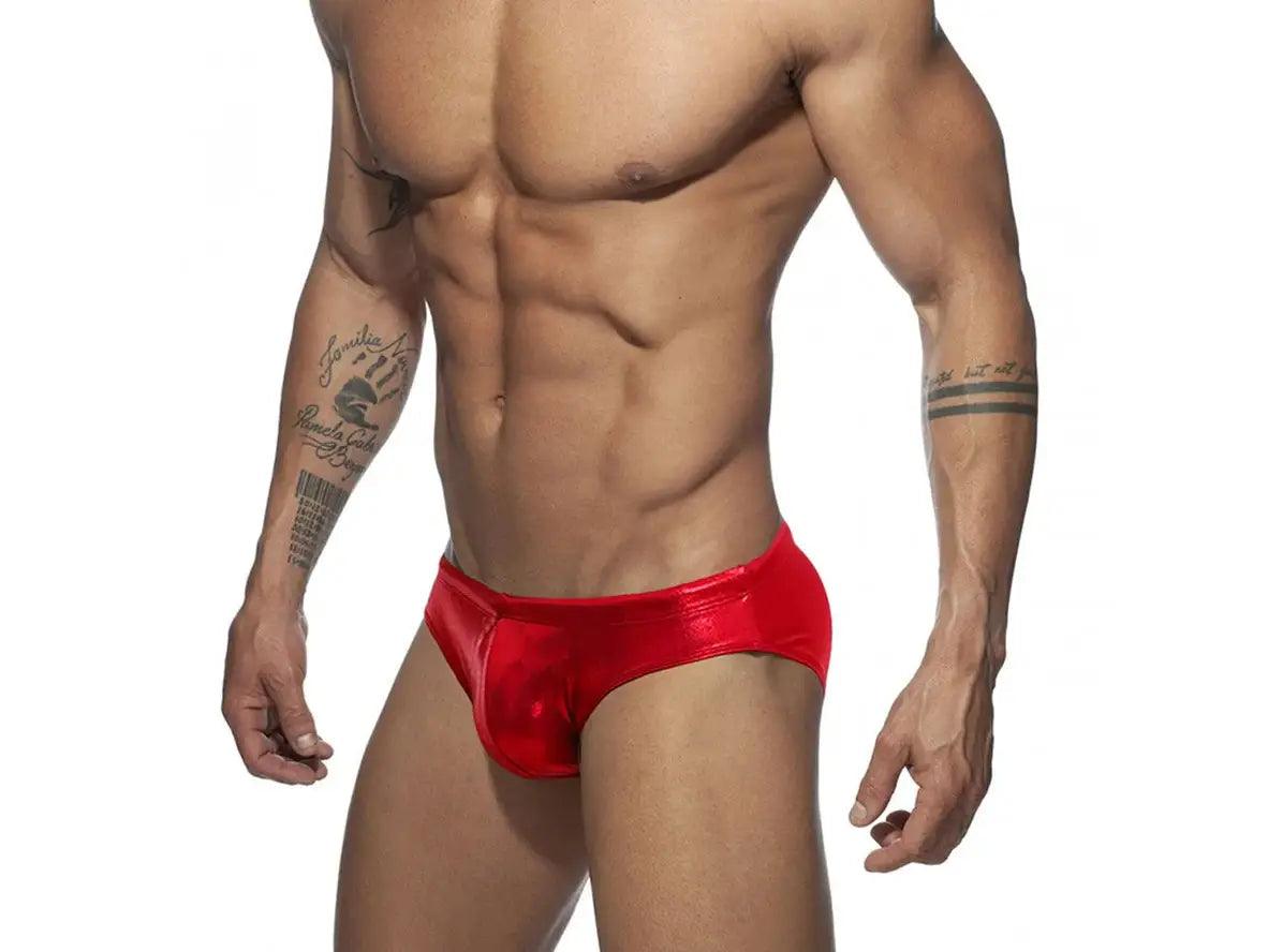 Gay Swim Briefs | UXH Shiny Pushup Pad Swim Briefs