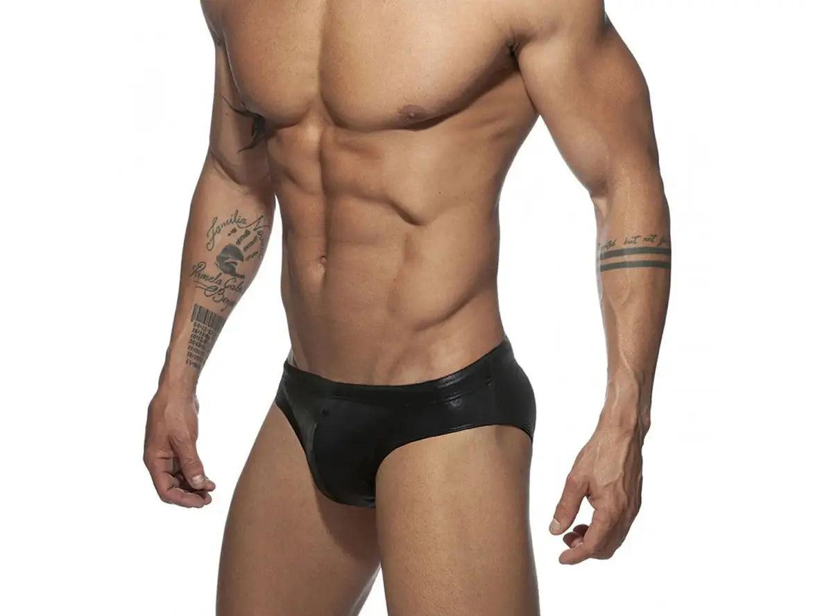 Gay Swim Briefs | UXH Shiny Pushup Pad Swim Briefs