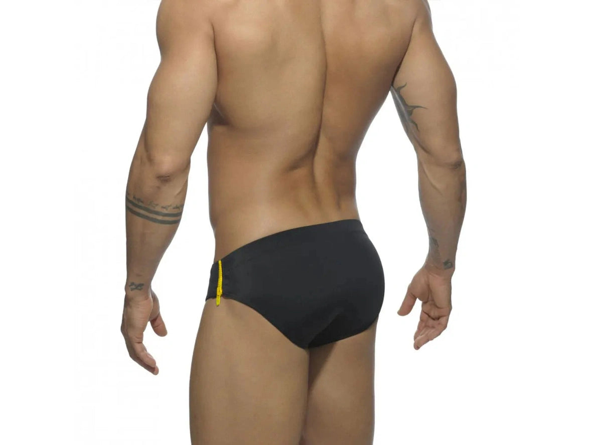 Gay Swim Briefs | UXH Side Zipper Pushup Pad Swim Briefs