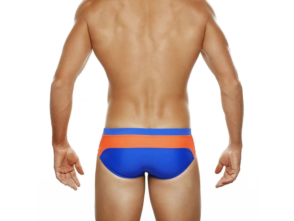 Gay Swim Briefs | UXH Stripe Swim Briefs