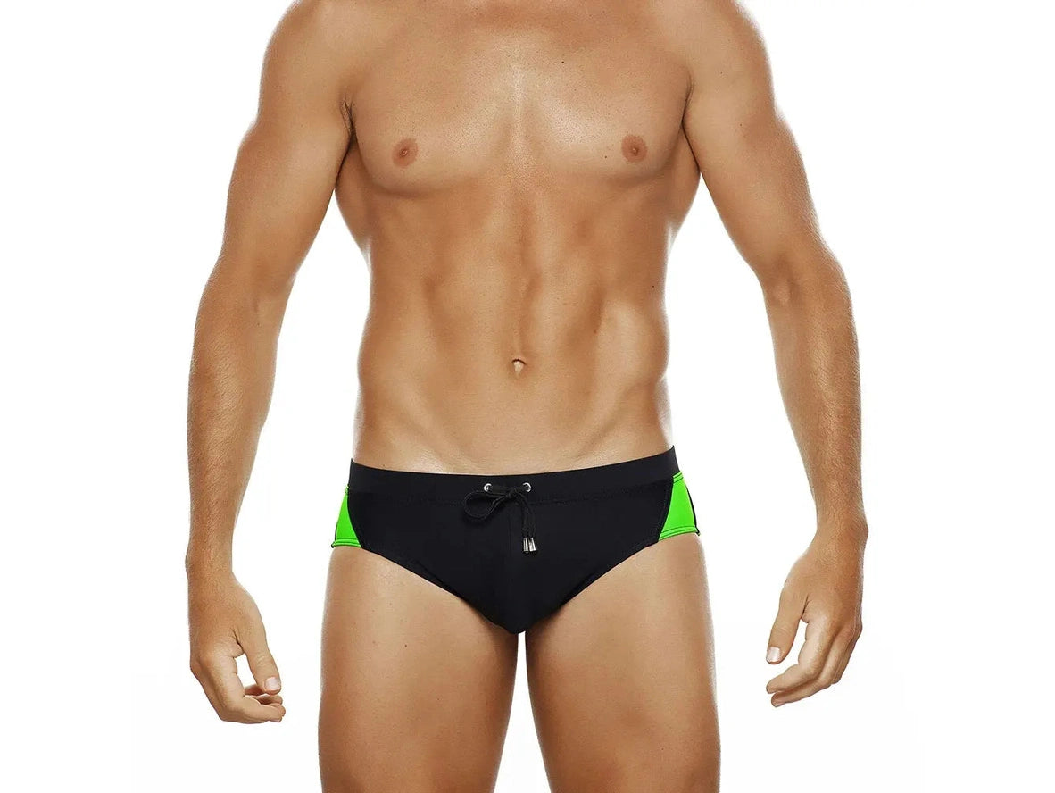 Gay Swim Briefs | UXH Stripe Swim Briefs