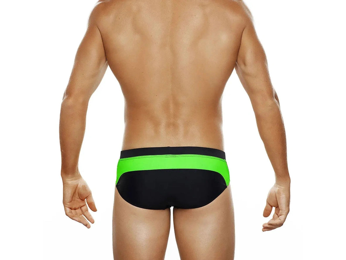 Gay Swim Briefs | UXH Stripe Swim Briefs