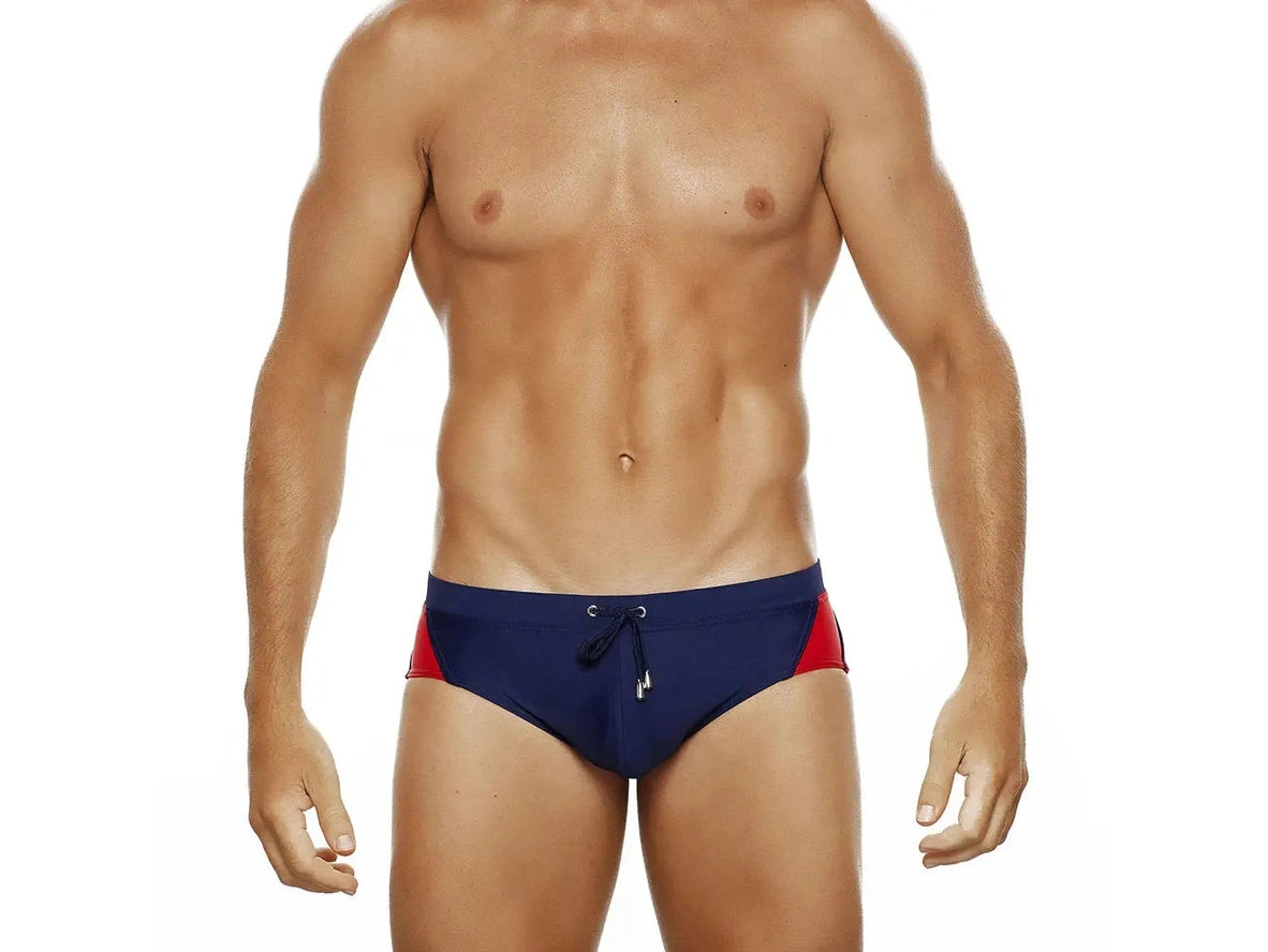 Gay Swim Briefs | UXH Stripe Swim Briefs